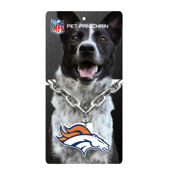 Littlearth Denver Broncos Pet Fan Chain