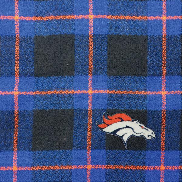 Littlearth Denver Broncos Plaid Blanket Scarf