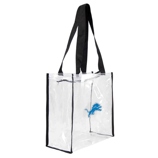 littlearth Detroit Lions Clear Square Stadium Tote