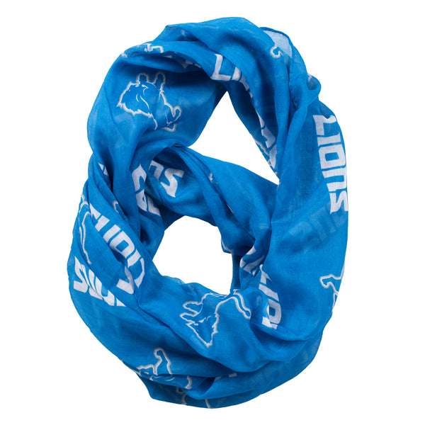 littlearth Detroit Lions Sheer Infinity Scarf