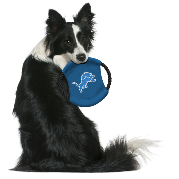 Littlearth Detroit Lions Team Flying Disc Pet Toy