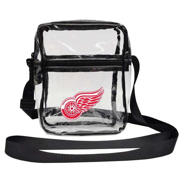 littlearth Detroit Red Wings Clear Sideline Purse