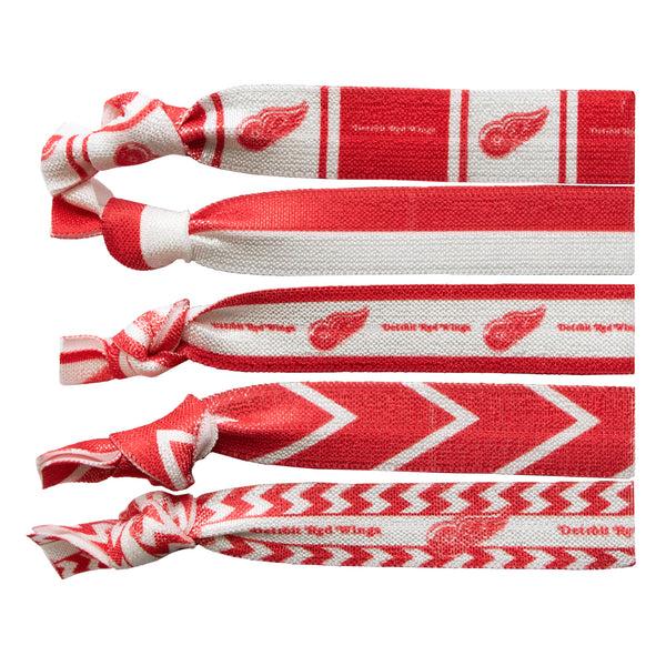 littlearth Detroit Red Wings Knotted Hair Tie