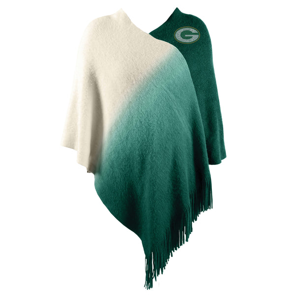 littlearth Green Bay Packers Dip Dye Poncho