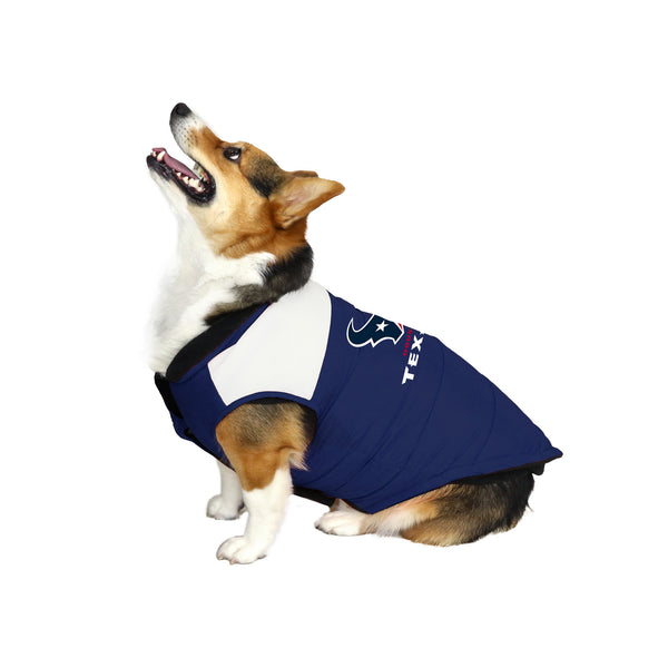 Littlearth Houston Texans Pet Parka Puff Vest