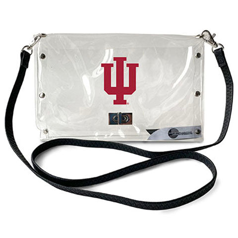 Littlearth Indiana University Clear Envelope Purse