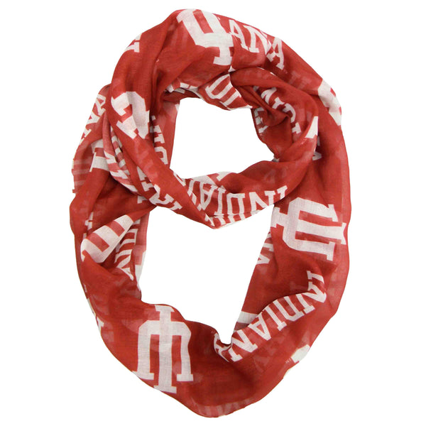 littlearth Indiana University Sheer Infinity Scarf
