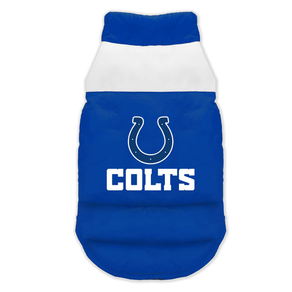 littlearth Indianapolis Colts Pet Parka Puff Vest