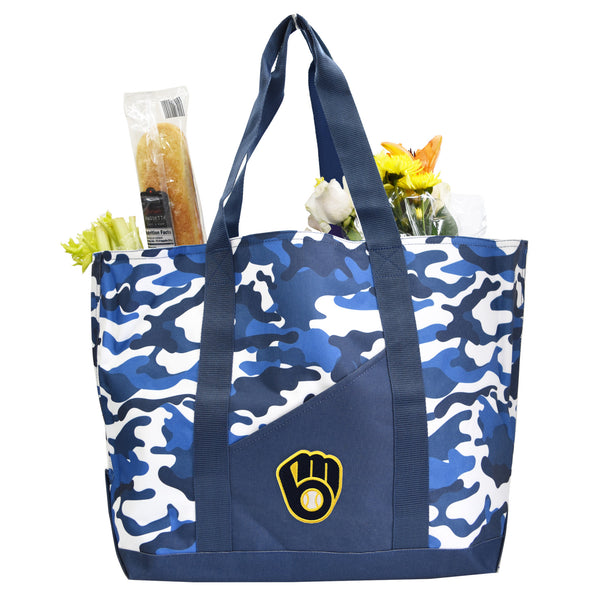 Littlearth Milwaukee Brewers Super-Duty Camo Tote