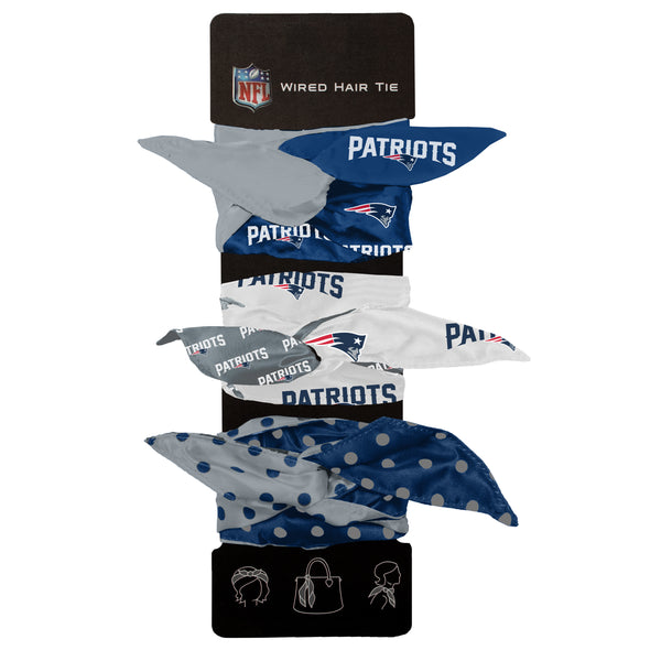 littlearth New England Patriots Wired Hair Tie