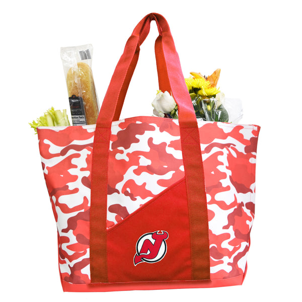 Littlearth New Jersey Devils Super-Duty Camo Tote
