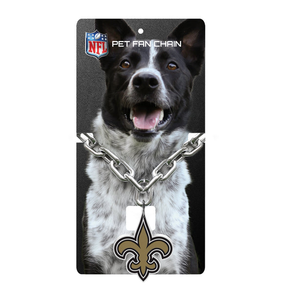 Littlearth New Orleans Saints Pet Fan Chain