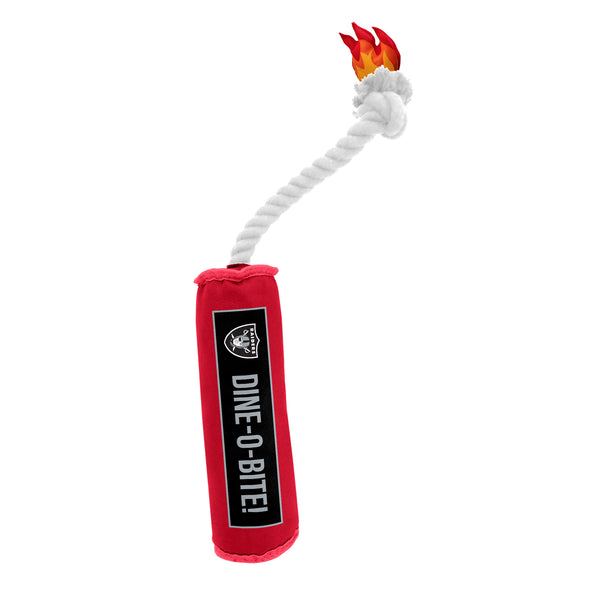 littlearth Oakland Raiders Dine-O-Bite Pet Toy