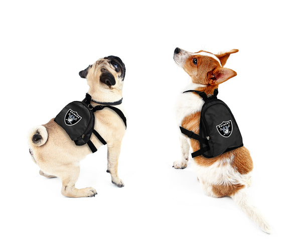 Littlearth Oakland Raiders Pet Mini Backpack