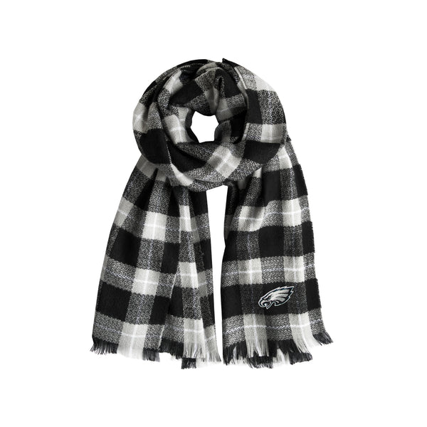 littlearth Philadelphia Eagles Plaid Blanket Scarf
