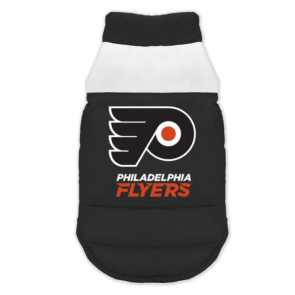 littlearth Philadelphia Flyers Pet Parka Puff Vest