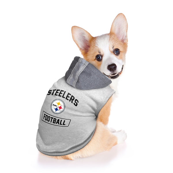 Littlearth Pittsburgh Steelers Pet Hooded Crewneck