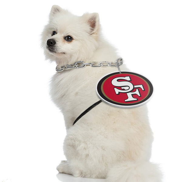 Littlearth San Francisco 49ers Pet Fan Chain