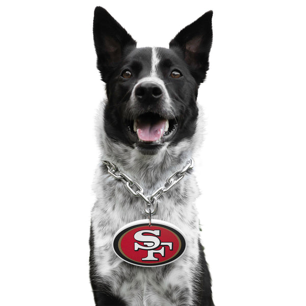 littlearth San Francisco 49ers Pet Fan Chain