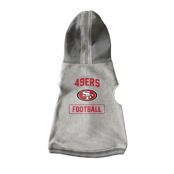 littlearth San Francisco 49ers Pet Hooded Crewneck