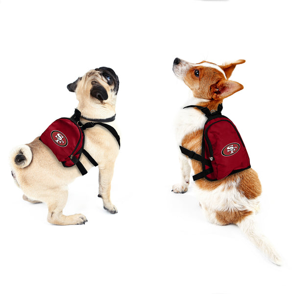 Littlearth San Francisco 49ers Pet Mini Backpack
