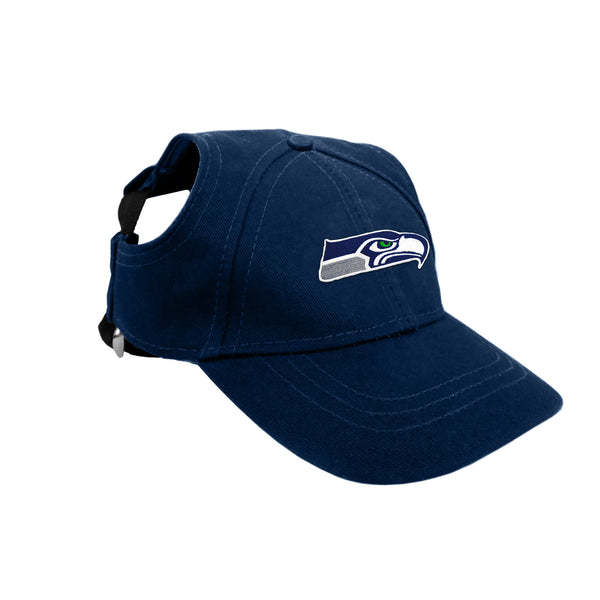 littlearth Seattle Seahawks Pet Baseball Hat