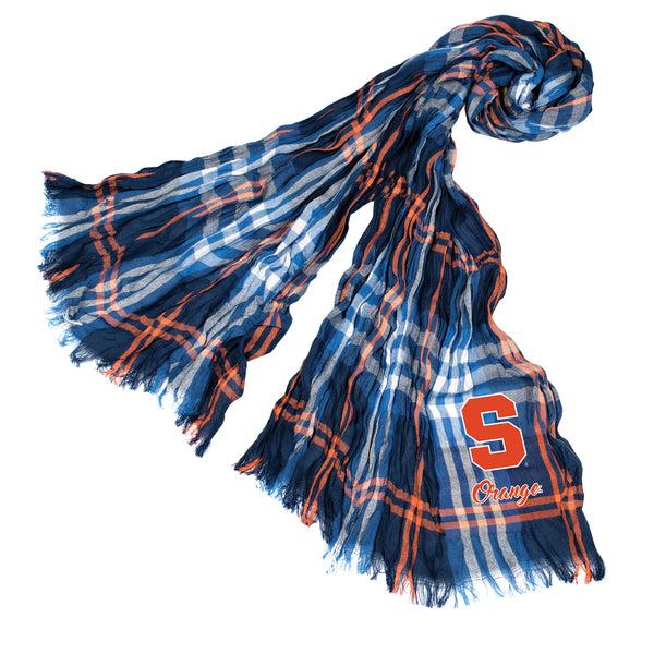 littlearth Syracuse University Crinkle Scarf Plaid