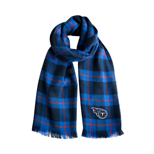 littlearth Tennessee Titans Plaid Blanket Scarf