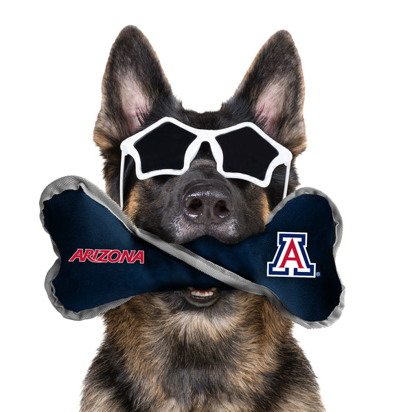 Littlearth University Of Arizona Pet Tug Bone