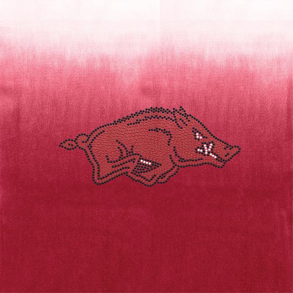 Littlearth University Of Arkansas Dip Dye Scarf