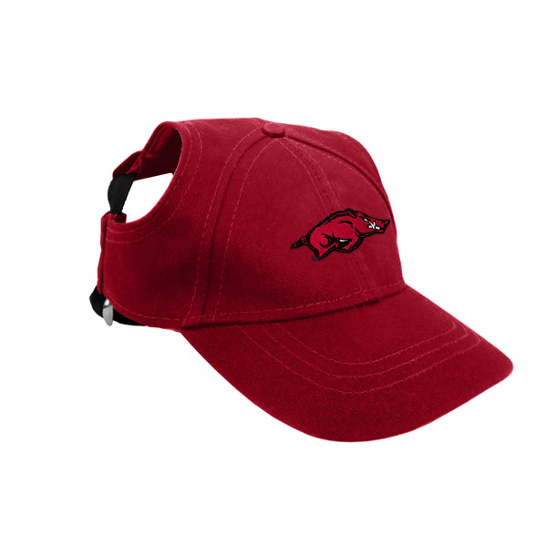 littlearth University of Arkansas Pet Baseball Hat