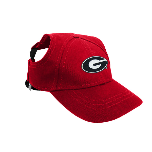 littlearth University of Georgia Pet Baseball Hat