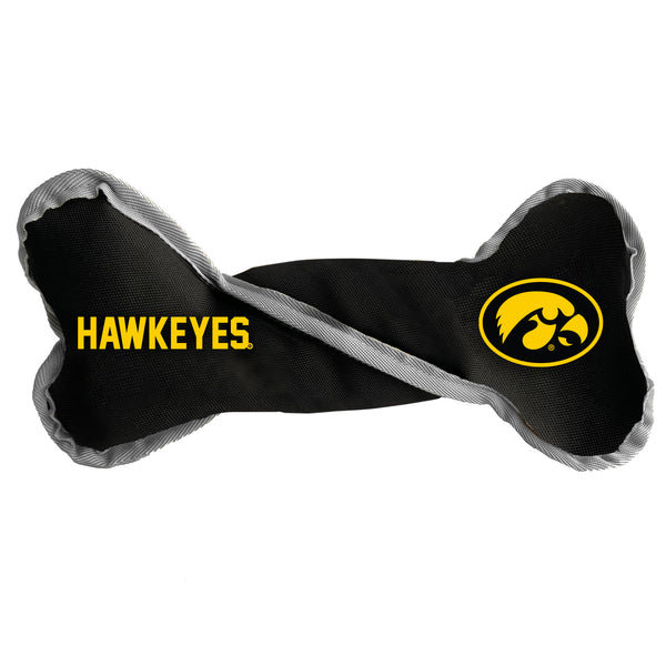 littlearth University of Iowa Pet Tug Bone