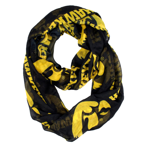 littlearth University of Iowa Sheer Infinity Scarf