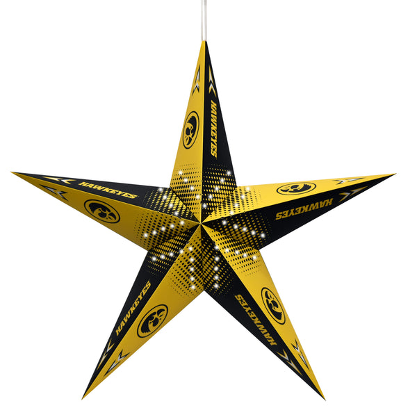 Littlearth University Of Iowa Star Lantern