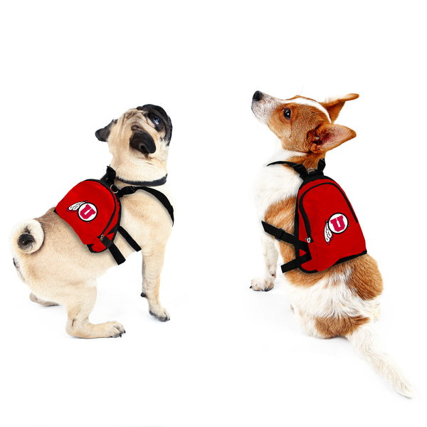 Littlearth University Of Utah Pet Mini Backpack