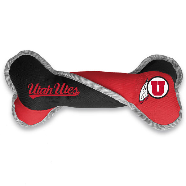 littlearth University of Utah Pet Tug Bone