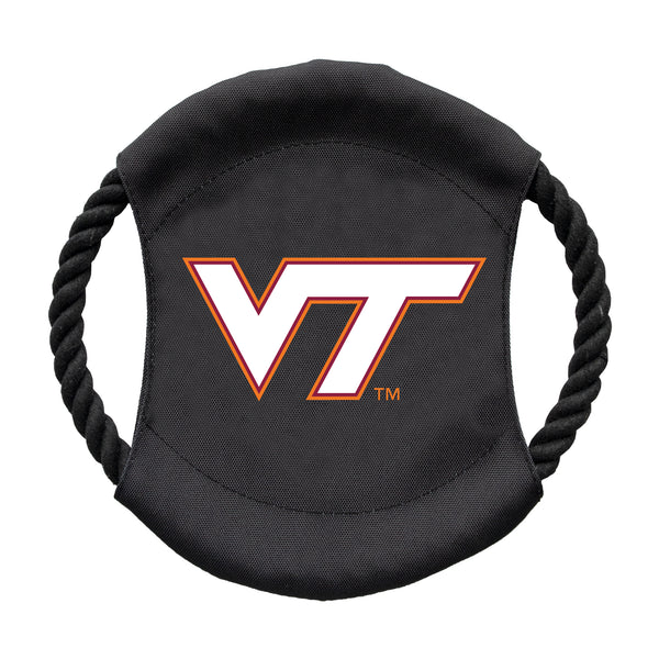 littlearth Virginia Tech Team Flying Disc Pet Toy