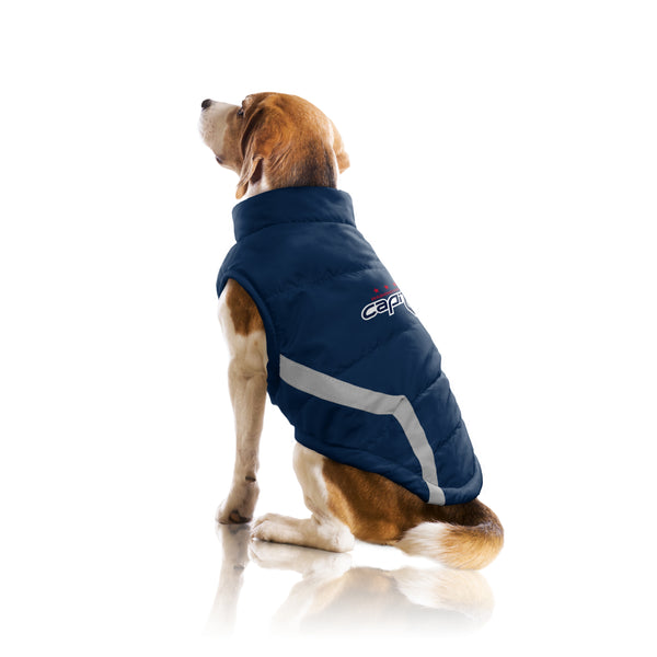 Littlearth Washington Capitals Pet Puffer Vest