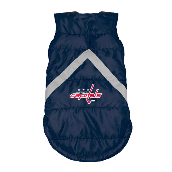 littlearth Washington Capitals Pet Puffer Vest