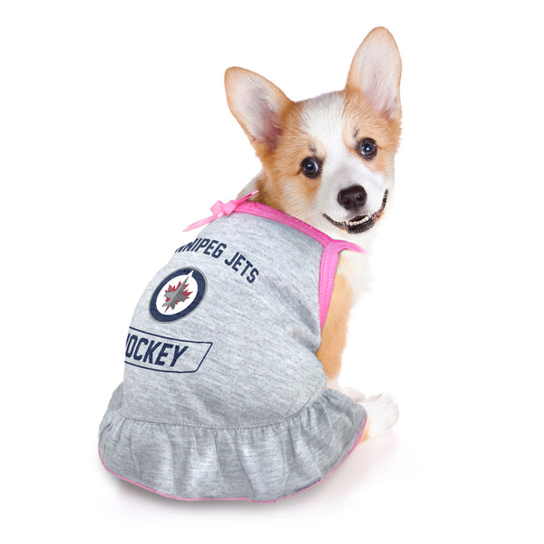 Littlearth Winnipeg Jets Pet Dress Grey Type
