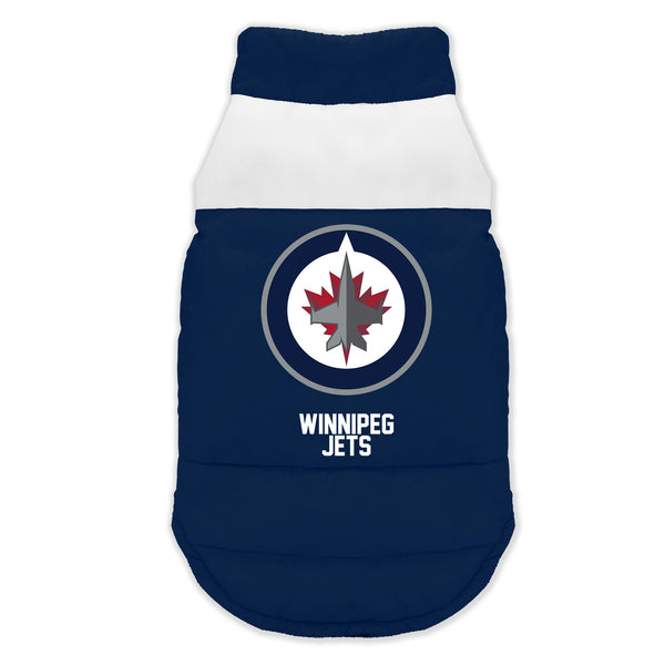 littlearth Winnipeg Jets Pet Parka Puff Vest