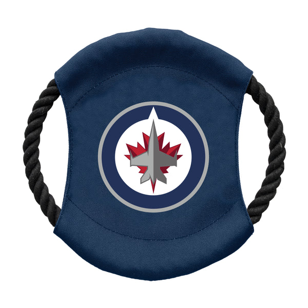 littlearth Winnipeg Jets Team Flying Disc Pet Toy