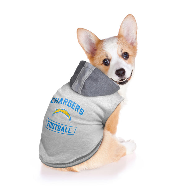 Littlearth Los Angeles Chargers Pet Hooded Crewneck Type
