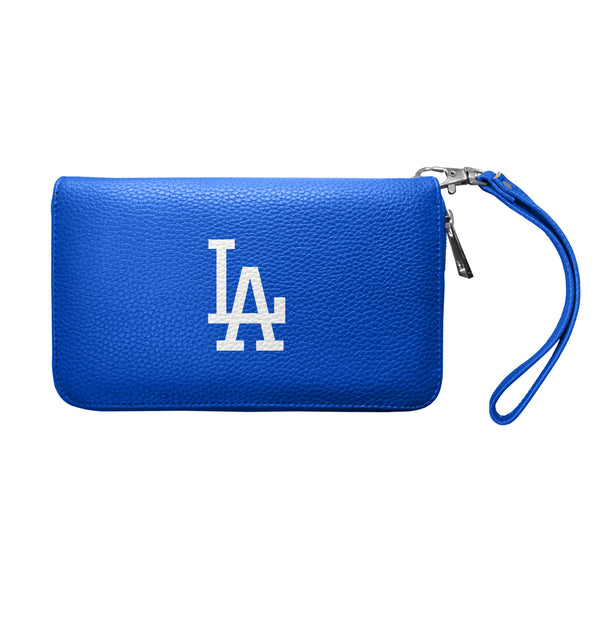 littlearth Los Angeles Dodgers Zip Organizer Wallet Pebble