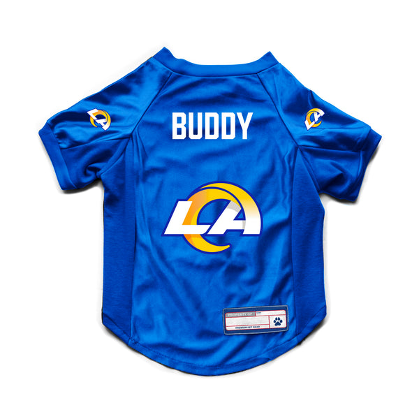 Littlearth Los Angeles Rams Custom Pet Stretch Jersey