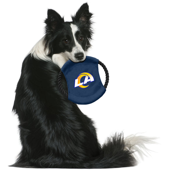 Littlearth Los Angeles Rams Team Flying Disc Pet Toy