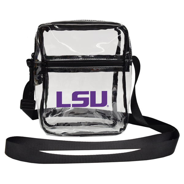 littlearth Louisiana State University Clear Sideline Purse