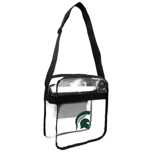 littlearth Michigan State University Clear Carryall Crossbody