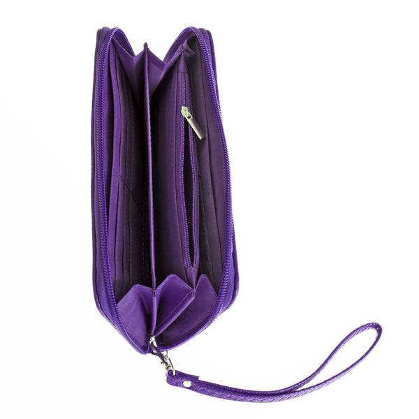 Littlearth Minnesota Vikings Zip Organizer Wallet Pebble